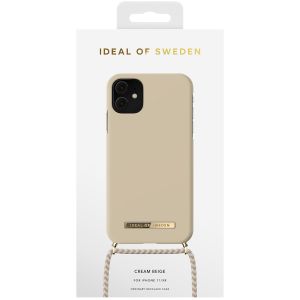 iDeal of Sweden Ordinary Necklace Case für das iPhone 11 - Creme Beige
