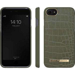 iDeal of Sweden Atelier Backcover für das iPhone SE (2022 / 2020) / 8 / 7 / 6(s) - Khaki Croco