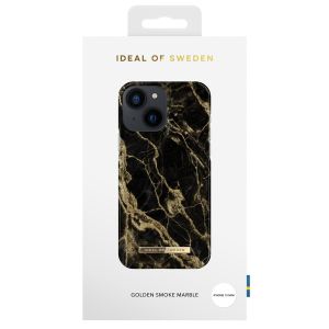 iDeal of Sweden Fashion Back Case für das iPhone 13 Mini - Golden Smoke Marble
