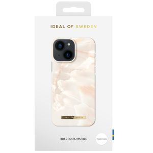 iDeal of Sweden Fashion Back Case für das iPhone 13 Mini - Rose Pearl Marble