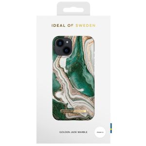 iDeal of Sweden Fashion Back Case für das iPhone 13 - Golden Jade Marble