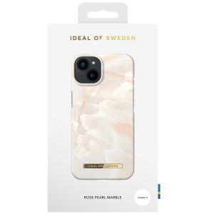 iDeal of Sweden Fashion Back Case für das iPhone 13 - Rose Pearl Marble