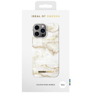 iDeal of Sweden Fashion Back Case für das iPhone 13 Pro Max - Golden Pearl Marble