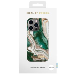 iDeal of Sweden Fashion Back Case für das iPhone 13 Pro - Golden Jade Marble