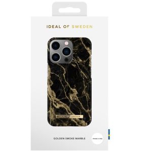 iDeal of Sweden Fashion Back Case für das iPhone 13 Pro - Golden Smoke Marble