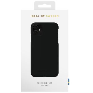 iDeal of Sweden Seamless Case Back Cover für das iPhone 11 - Coal Black