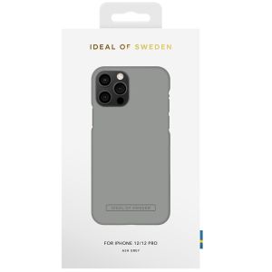 iDeal of Sweden Seamless Case Back Cover für das iPhone 12 (Pro) - Ash Grey