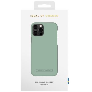 iDeal of Sweden Seamless Case Back Cover für das iPhone 12 (Pro) - Sage Green