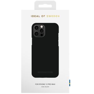 iDeal of Sweden Seamless Case Back Cover für das iPhone 12 Pro Max - Coal Black