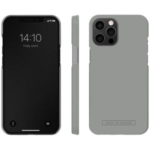 iDeal of Sweden Seamless Case Back Cover für das iPhone 12 Pro Max - Ash Grey