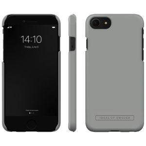 iDeal of Sweden Seamless Case Back Cover für das iPhone SE (2022 / 2020) / 8 / 7 / 6(s) - Ash Grey