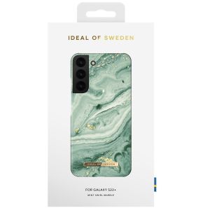 iDeal of Sweden Fashion Back Case für das Samsung Galaxy S22 Plus - Mint Swirl Marble