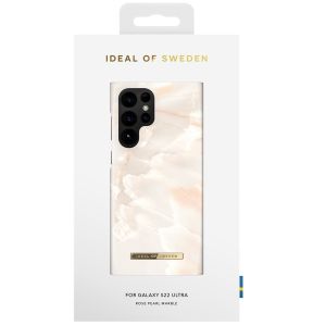 iDeal of Sweden Fashion Back Case für das Samsung Galaxy S22 Ultra - Rose Pearl Marble