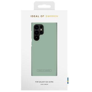 iDeal of Sweden Seamless Case Back Cover für das Samsung Galaxy S22 Ultra - Sage Green