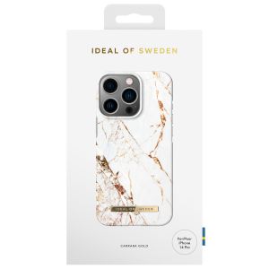 iDeal of Sweden Fashion Backcover für das iPhone 14 Pro - Carrara Gold