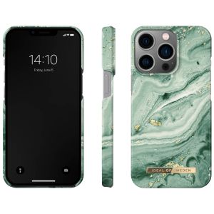 iDeal of Sweden Fashion Backcover für das iPhone 14 Pro - Mint Swirl Marble