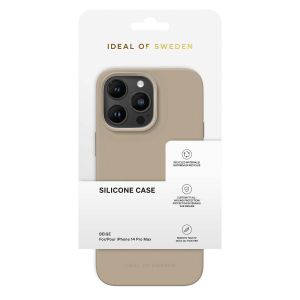 iDeal of Sweden Silikon Case für das iPhone 14 Pro Max - Beige