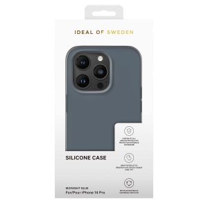 iDeal of Sweden Silikon Case für das iPhone 14 Pro - Midnight Blue