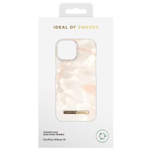 iDeal of Sweden Fashion Back Case für das iPhone 15 - Rose Pearl Marble