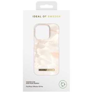 iDeal of Sweden Fashion Back Case für das iPhone 15 Pro - Rose Pearl Marble