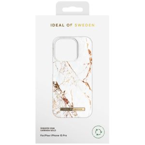 iDeal of Sweden Fashion Back Case für das iPhone 15 Pro - Carrara Gold