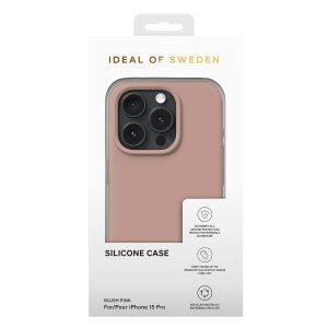 iDeal of Sweden Silikon Case für das iPhone 15 Pro - Blush Pink