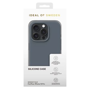 iDeal of Sweden Silikon Case für das iPhone 15 Pro - Midnight Blue