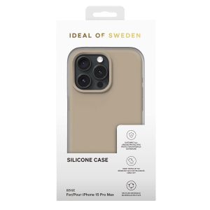 iDeal of Sweden Silikon Case für das iPhone 15 Pro Max - Beige