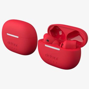 Defunc True ANC Earbuds - In-Ear Kopfhörer - Bluetooth Kopfhörer - Mit Rauschunterdrückungsfunktion - Red