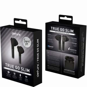 Defunc True Go Slim - In-Ear Kopfhörer - Bluetooth Kopfhörer - Schwarz