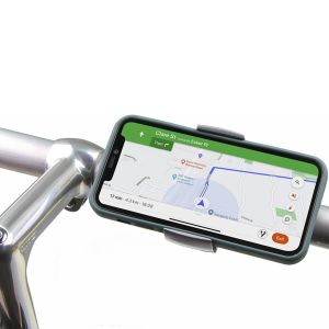 The Loop Mount ﻿Handyhalterung für das Fahrrad – Universell – Verstellbar – Silber