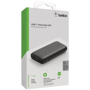 Belkin Boost↑Charge™ USB-C Powerbank - 20.000 mAh - USB-C-Anschluss - Schwarz