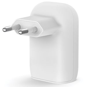Belkin ﻿Boost↑Charge™ Dual USB -C (25 W) und USB-A (12 W) Wall Charger - 37 W - Weiß