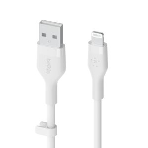 Belkin Boost↑Charge™ USB-A- auf Lightning-Kabel aus Silikon - 1 Meter - Weiß