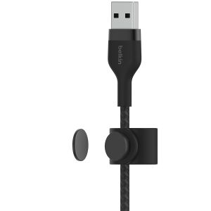 Belkin ﻿Boost↑Charge™ USB-A-zu-Lightning-Kabel aus geflochtenem Silikon - 1 Meter - Schwarz