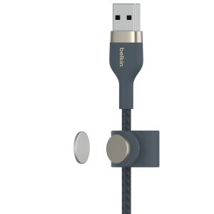 Belkin ﻿Boost↑Charge™ USB-A-zu-Lightning-Kabel aus geflochtenem Silikon - 1 Meter - Blau