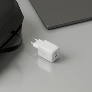 Belkin ﻿Boost↑Charge™ GaN Pro Adapter 2 Ports - USB-C - 65 W - Weiß