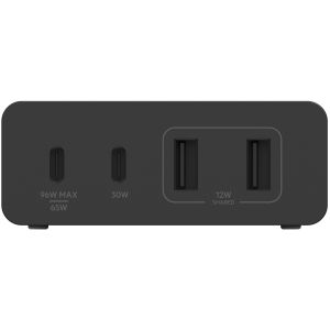 Belkin ﻿Boost↑Charge™ GaN Pro Adapter 4 Ports - USB-A (2x) und USB-C (2x) - 108W - Schwarz