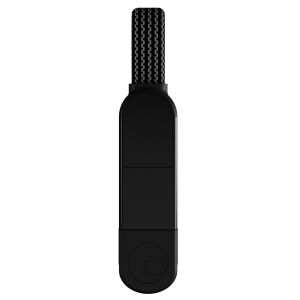 Rolling Square inCharge® X 6-in-1 Schlüsselanhänger-Ladeanschluss - Black