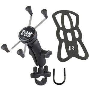 RAM Mounts Handyhalterung U-bolt für das Fahrrad/Motorrad/Scooter - Universell - Groß - Schwarz