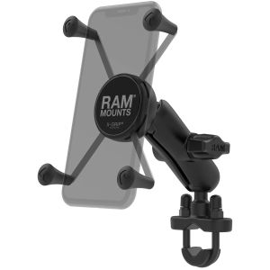 RAM Mounts Handyhalterung U-bolt für das Fahrrad/Motorrad/Scooter - Universell - Groß - Schwarz