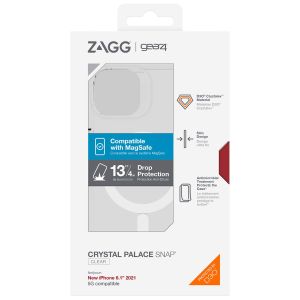 ZAGG Crystal Palace Case MagSafe für das iPhone 13 - Transparent