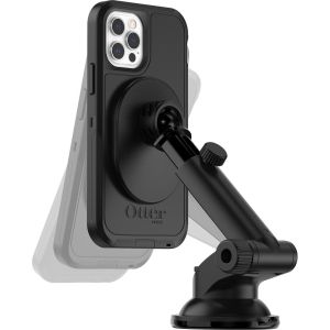 OtterBox ﻿MagSafe Dash/Windshield Mount – Telefonhalter für das Auto - MagSafe - Verstellbar - Armaturenbrett oder Windschutzscheibe - Schwarz