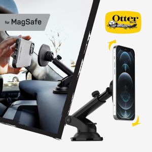 OtterBox ﻿MagSafe Dash/Windshield Mount – Telefonhalter für das Auto -  MagSafe - Verstellbar - Armaturenbrett oder Windschutzscheibe - Schwarz