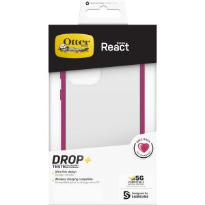 OtterBox React Backcover für das Samsung Galaxy A33 - Transparent / Rosa