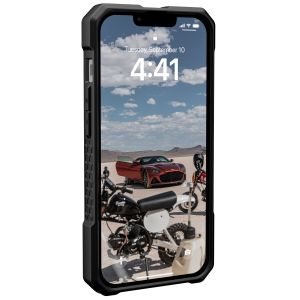 UAG Monarch Backcover MagSafe für das iPhone 14 - Carbon Fiber