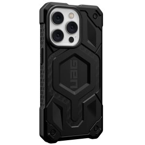 UAG Monarch Backcover MagSafe für das iPhone 14 Pro - Carbon Fiber