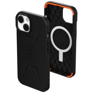 UAG Civilian Backcover MagSafe für das iPhone 14 - Schwarz