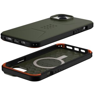 UAG Civilian Backcover MagSafe für das iPhone 14 Plus - Olive