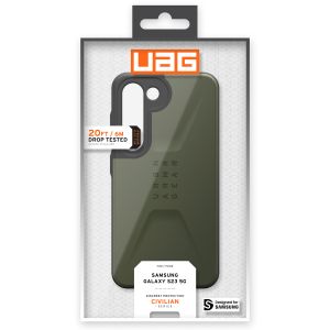 UAG Civilian Backcover für das Samsung Galaxy S23 - Olive